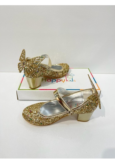 Butikhappykids Kız Çocuk Abiye Ayakkabı Gold Kelebekli Pırıltılı Parti -doğum Günü Topuklu Kız Çocuk Ayakkabı Gold Altın Butikhappykids Kız Çocuk Abiye Ayakkabı Gold Kelebekli Pırıltılı Parti -doğum Günü Topuklu Kız Çocuk Ayakkabı Gold Altın