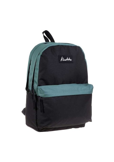Kaukko Sırt Çantası Basic Colors Siyah-petrol K1412 Diğer