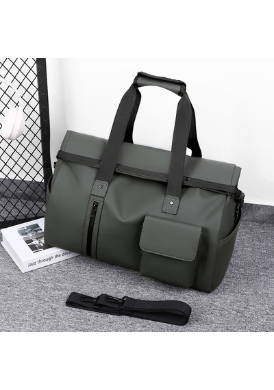 Dekohop Seyahat Çantası Unisex Kabin Boy El Ve Omuz Çanta Sıvı Dayanıklı Kumaş Tatil Spor Seyahat Stil Çanta Yeşil