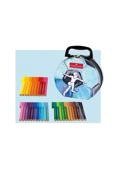 Faber-Castell Futbol Topu Eğlenceli Keçeli Kalem 33'lü