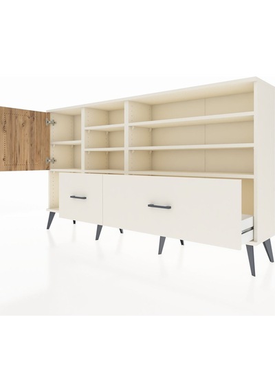 Arges Konsol 8 Raflı 2 Çekmeceli Tek Kapaklı 176x30x99 Aytaşı-çam/aytaşı Atlas Çam/aytası - Aytası Arges Konsol 8 Raflı 2 Çekmeceli Tek Kapaklı 176x30x99 Aytaşı-çam/aytaşı Atlas Çam/aytası - Aytası
