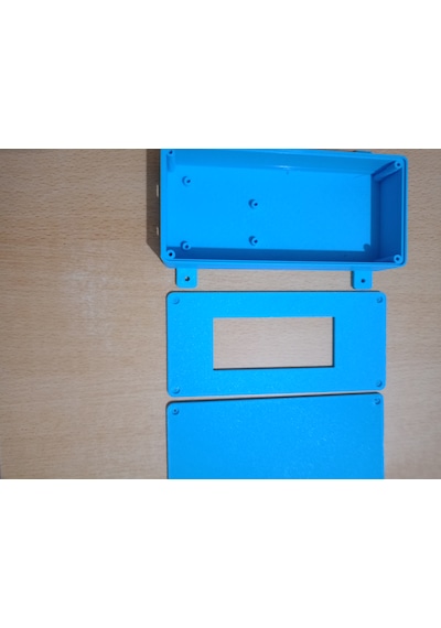Arduino Mega Plastik Proje Kutusu 3 Renk Mavi Siyah Beyaz 175 80 35 Mm Çift Kapaklı