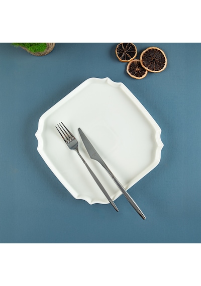 Aryıldız Lunar Kare Servis Tabağı 22 Cm Çok Renkli