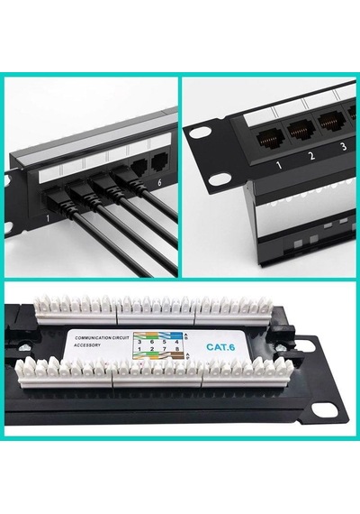 Herz Cat6 Patch Panel Full 24 Port Utp