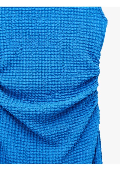 Koton Bürümcük Kumaş Drapeli Kayık Yaka Kolsuz Slim Fit Uzun Kalem Elbise Mavi 6sak80010uk Mavi Koton Bürümcük Kumaş Drapeli Kayık Yaka Kolsuz Slim Fit Uzun Kalem Elbise Mavi 6sak80010uk Mavi