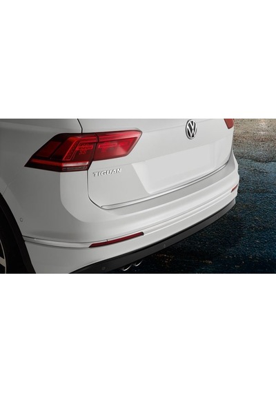 Volkswagen Tiguan Formlu Krom Bagaj Alt Çıta 2016- Üzeri Paslanm N11.1191