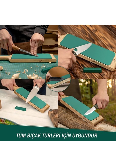 Beavercraft Ls1p1 Bıçak Bileme Ve Masat Seti Kanca Bıçaklar Ve Bükülmüş Iskarpelalar İçin , 4 Parça