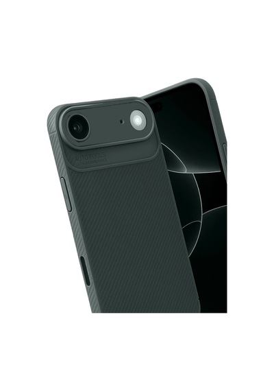 Apple İphone 17 Air Auto Focus Karbon Kapak - Koyu Yeşil