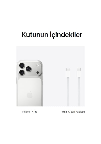 Apple iPhone 17 Pro Max 2 TB (Apple Türkiye Garantili)