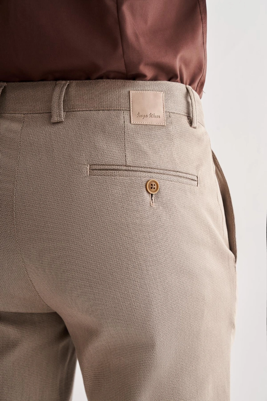 İmza Koyu Bej Yan Cep Düz Paça Pamuklu Comfort Fit Chino Casual Pantolon 1003255166 KOYU BEJ İmza Koyu Bej Yan Cep Düz Paça Pamuklu Comfort Fit Chino Casual Pantolon 1003255166 KOYU BEJ