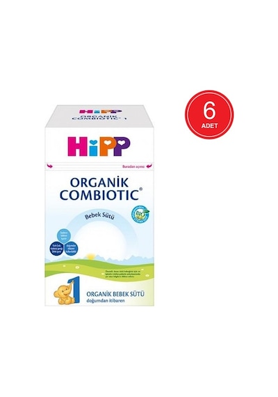 Hipp Organik Combiotic 1 Bebek Sütü 800 G 6 Adet