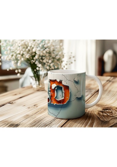 3d Efektli Dad Yazılı Kupa Cool Baba Tarzı Modern Tasarım Bardak Kabartmasız Beyaz