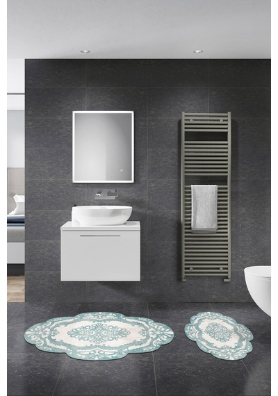 Alanur Dolunay Lazer Kesim 2 Li Banyo Takimi St210107bj Mavi