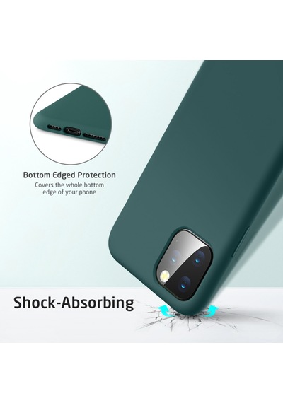 Apple Uyumlu iPhone 11 Kilif Lens Kamera Korumali Içi Kadife Silikon 406839997