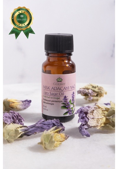 Goomy Misk Adaçayı Yağı %100 Doğal Bitkisel Uçucu Yağ Clary Sage Oil 10ml 10 ML
