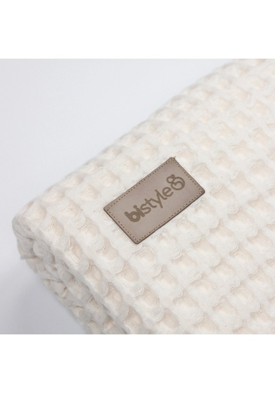 Bistyle Style Baby Pike Battaniye 110x110 70149 Ekru Ekru