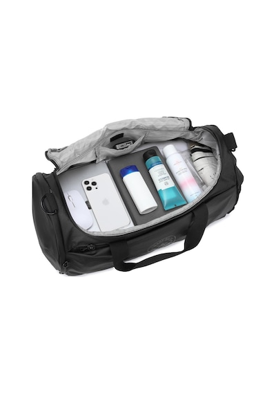 Metalik Siyah Kumaş Spor Seyahat Çantası Smart Bags 3122 Siyah