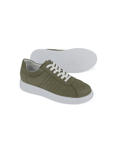 Ziya, Erkek Hakiki Deri Sneaker 1611066z2880 Haki 1611066z2880 610