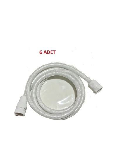 Hagiki (6 Adet) 1.5 Metre Pvc Duş Hortumu Uzun Ömürlü (6 Adet)