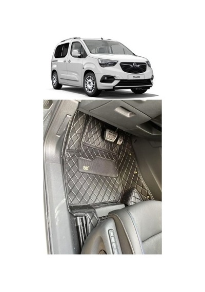 Opel Combo 2019-2025 Arası Aracına Özel 8d Tek Katmanlı Havuzlu Paspas Takımı