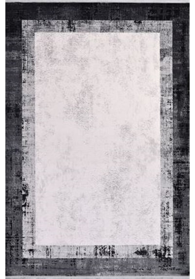 Çam Halı Crea Plus Stone Roxanne 17107 Gri Siyah Modern Desenli Makine Halısı