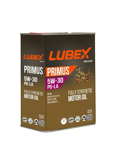 Lubex Primus Pg-La 5W-30 Tam Sentetik Partiküllü Motor Yağı 2 x 3.2 L