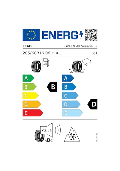 Leao 205/60R16 Xl 96H Igreen All Season Dört Mevsim Lastiği 2025
