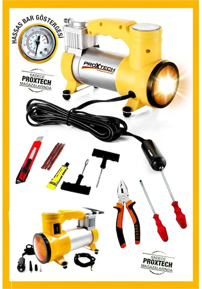 Full Çok Amaçlı Taşınabilir 140 Psı Araba Oto Araç Lastik Şişirme Pompası Metal Gövde Kompresör Full Çok Amaçlı Taşınabilir 140 Psı Araba Oto Araç Lastik Şişirme Pompası Metal Gövde Kompresör