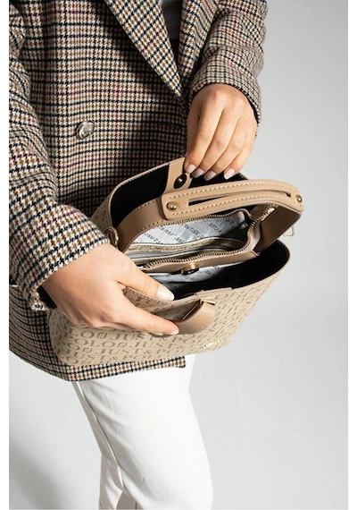 Just Polo Kadın Günlük Kullanıma Uygun Şık El Ve Omuz Çantası Shoulder Bag Vizon