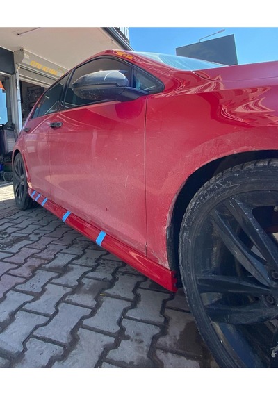 Volkswagen Golf 7 2012-2019 Boyasız Plastik Aero Marşpiyel