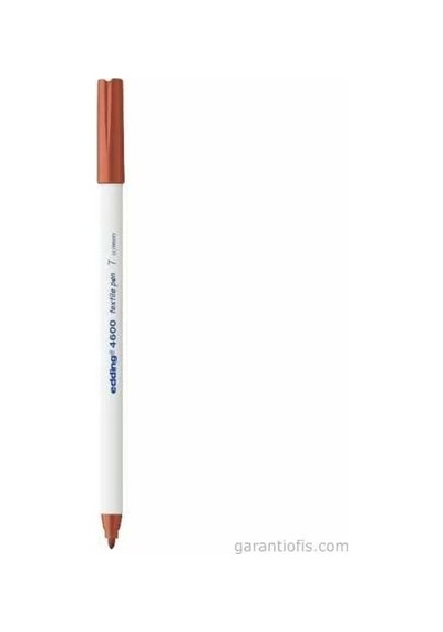 Edding 4600 Kahverengi Kumaş Boyama Kalemi T-shirt/tekstil Pen