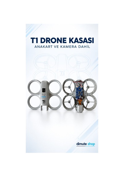 T1 Drone Kasası - Anakart Ve Kamera Dahil Yedek Parça Kasa - 922577246