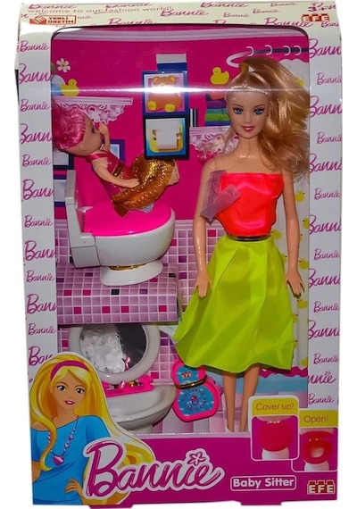 Mey İthalat 286 Banyo Setli Bannıe Pembe