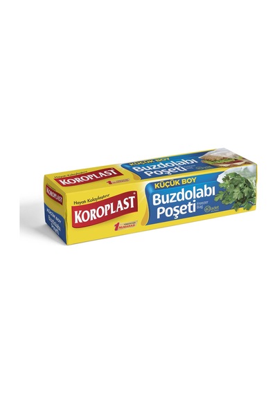 Koroplast Küçük Boy Buzdolabı Poşeti 40'lı 2 Adet Çok Renkli