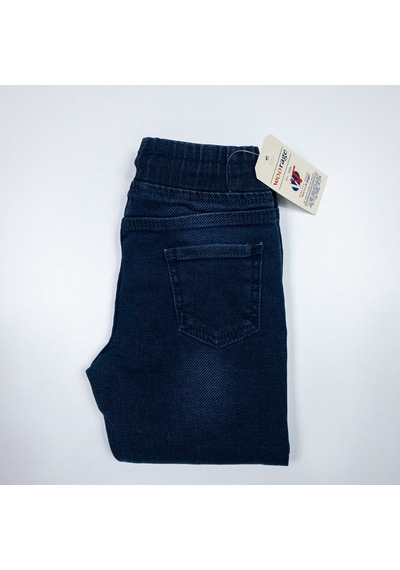 Momikon Erkek Çocuk Beli Lastikli Jean Pantolon Lacivert