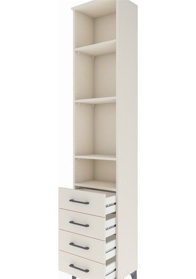 Arges Dolap 4 Raflı 4 Çekmeceli 44x30x221 Aytaşı-aytaşı Aytaşı