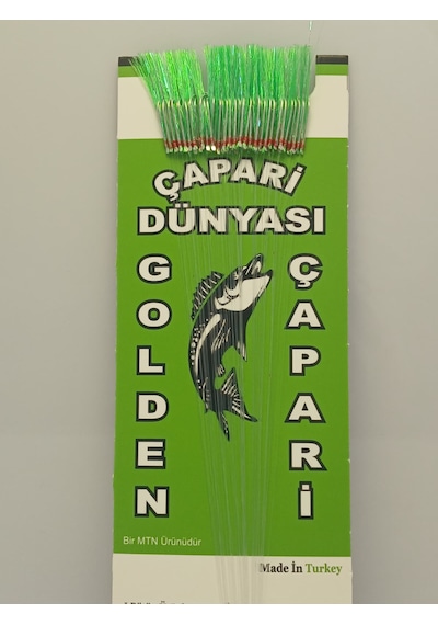 Golden 50 İğneli İstavrit Kösteği 8 No Beyaz İğne -0,20 Mm -0,22 Mm Köstek Fıstık Yeşil