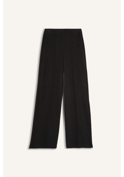 Defacto Wide Leg Düz Paça Pantolon E9913ax25auar169 Antrasit