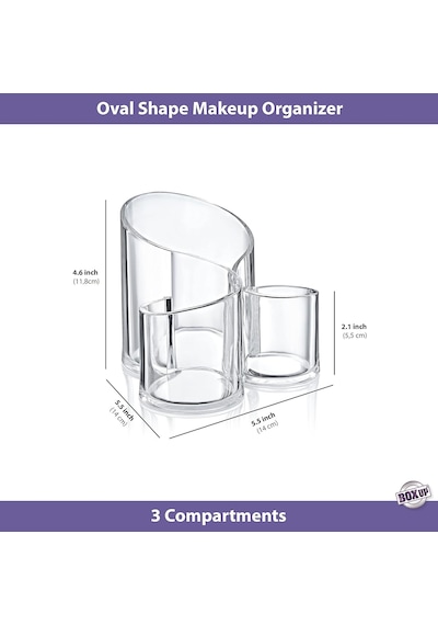 Lexroo Üç Gözlü Organizer Çok Renkli