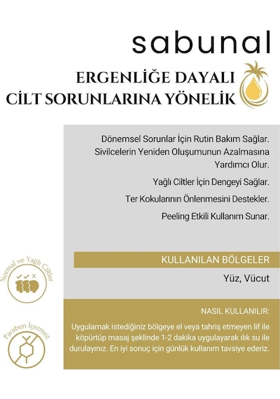 Sabunal Çörek Otu Sabunu - Doğal - Ferahlatıcı ve Sivilce Karşıtı Sabun 100 G