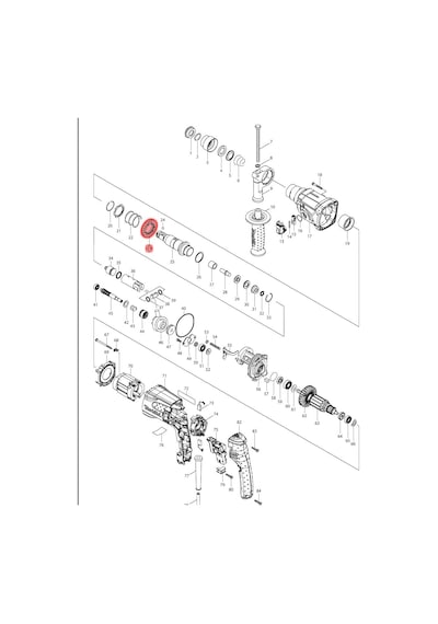Makita HR2460 Dişli Ürün Kodu 227019-6