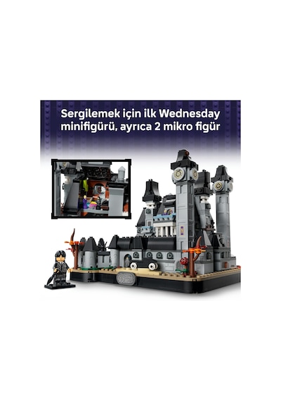 LEGO® Wednesday Nevermore Akademisi 76788 - 10 Yaş ve Üzeri Çocuklar için Mikro Figür İçeren Oyuncak Yapım Seti (890 Parça)