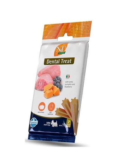 N&D Dental Treat Kuzulu Yaban Mersinli Mini Köpek Ödülü 60 G