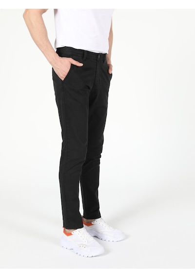 Colin's Slim Fit Orta Bel Erkek Pantolon CL1049749_Q1.V2_BLK