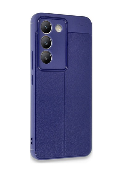 Vivo V30 Lite 4g Uyumlu Kılıf Auto Focus Kapak - Lacivert