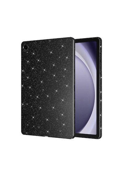 Galaxy Tab S7 T870 Simli Parlak Görünümlü Uyumlu Zore Tablet Koton Kılıf-siyah Tablet Kılıfı