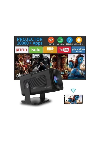 X12 Plus Retro Oyun Projektörü 4k Hd Tv Oyun İçeren Taşınabilir Ev Sinema Projektör Hdmı Wıfı
