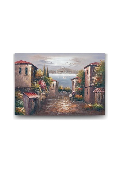 Eski İstanbul Sokakları Tablo - 75x50cm