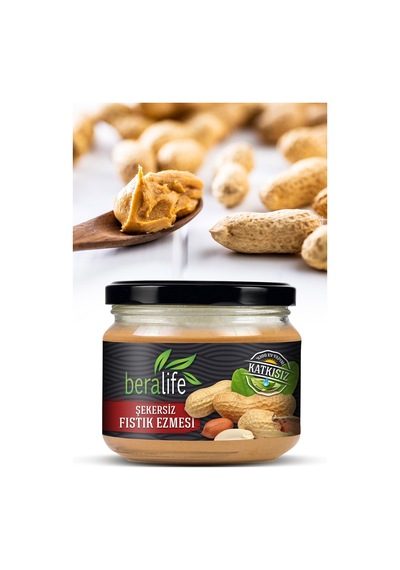 Beralife Şekersiz Fıstık Ezmesi 300 G