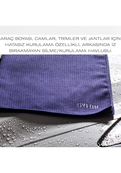 Gyeon Q²m Waffle Dryer Petek Dokulu Cam Silme Bezi Ve Yüzey Kurul